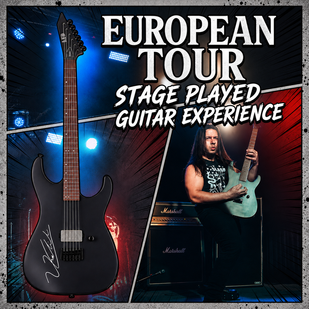 European Tour - Stage Played Guitar Experience