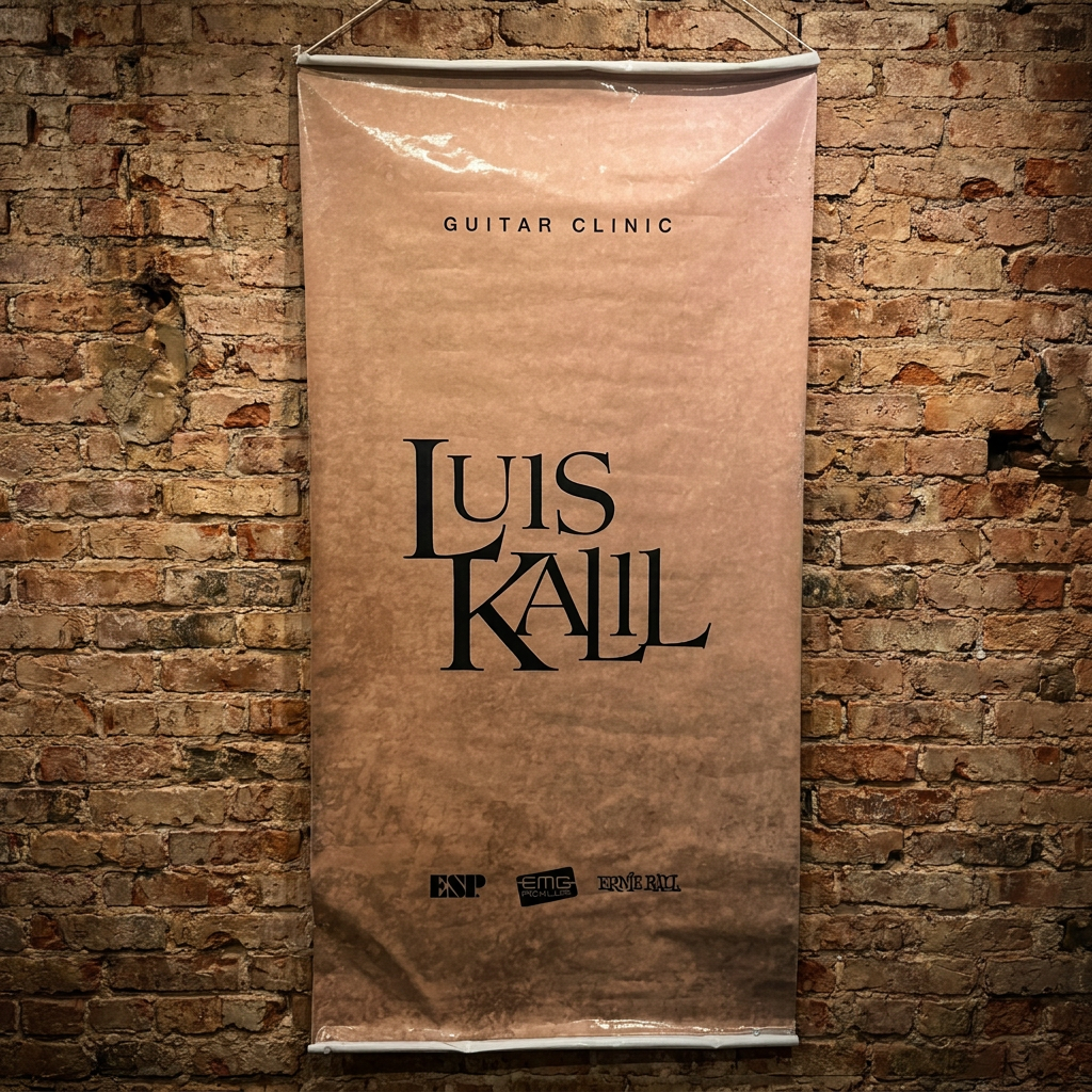 Signed Banner - 2019 Guitar Clinic Tour