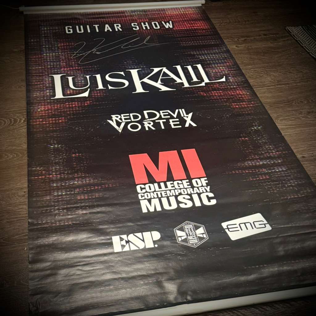Signed Banner - Guitar Show Tour 2022